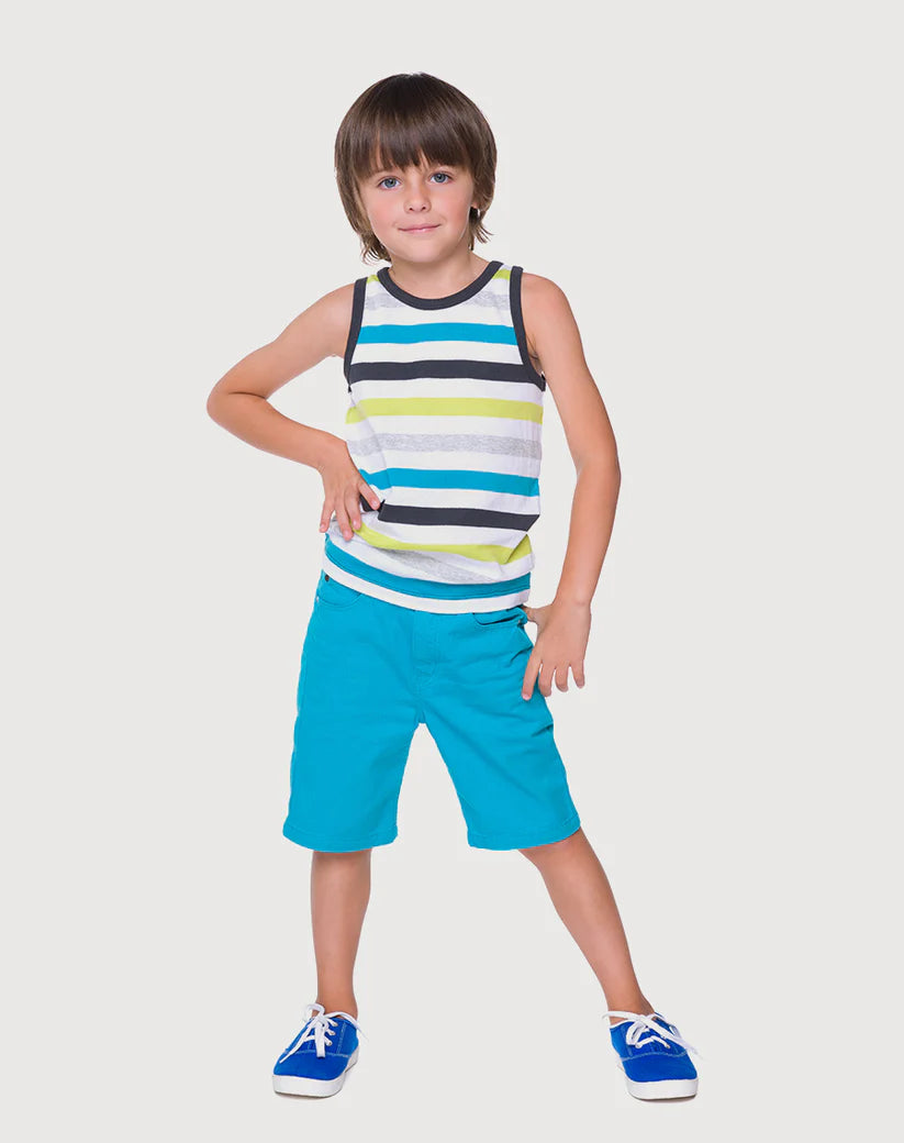 Kids Cotton Sleeveless Tshirt